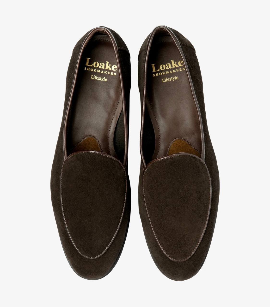 Belgrave Dark Brown Calf Suede снимка 2