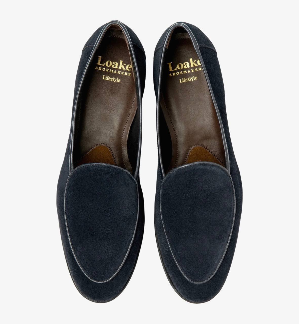 Belgrave Navy Calf Suede снимка 2
