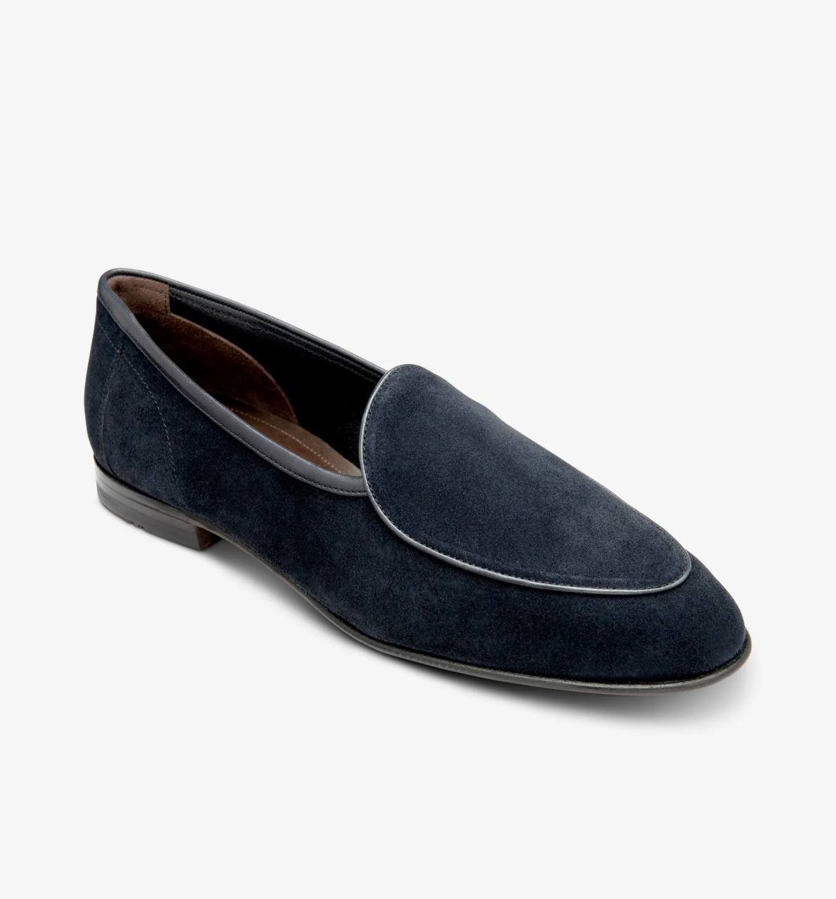 Belgrave Navy Calf Suede снимка 3