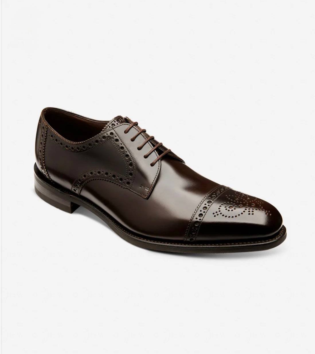 Eldon Dark Brown Polished Leather снимка 2